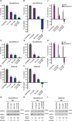 Pediatric glioblastoma cells are sensitive to drugs that inhibit eIF2α dephosphorylation and its phosphomimetic S51D variant